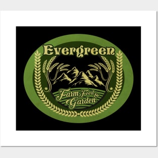 Evergreen: Farmfeed and Garden Posters and Art